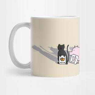 Cute Animals go to Art Club Mug